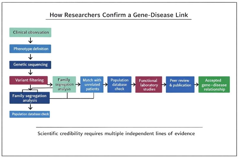 How a Gene-Disease Link Is Confirmed The Scientific Workflow