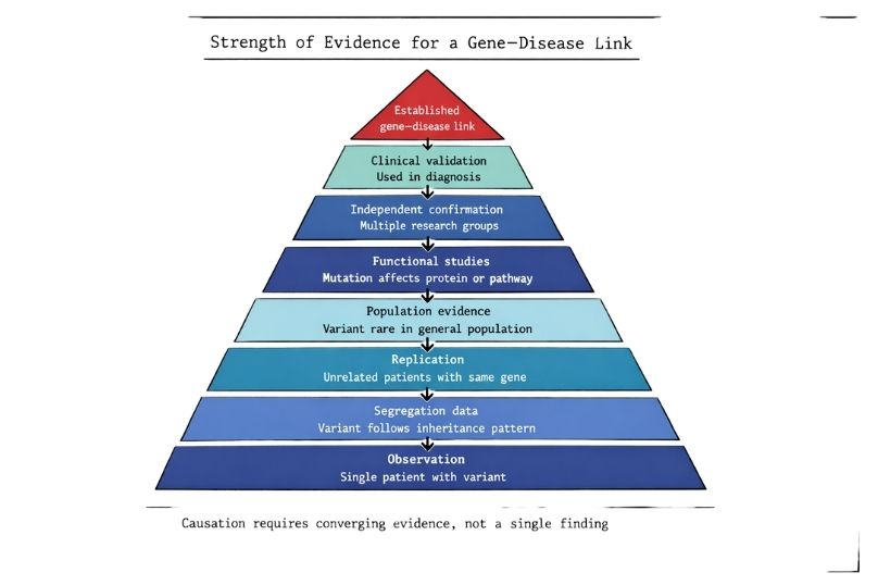 Levels of Evidence in Rare Disease Gene Discovery