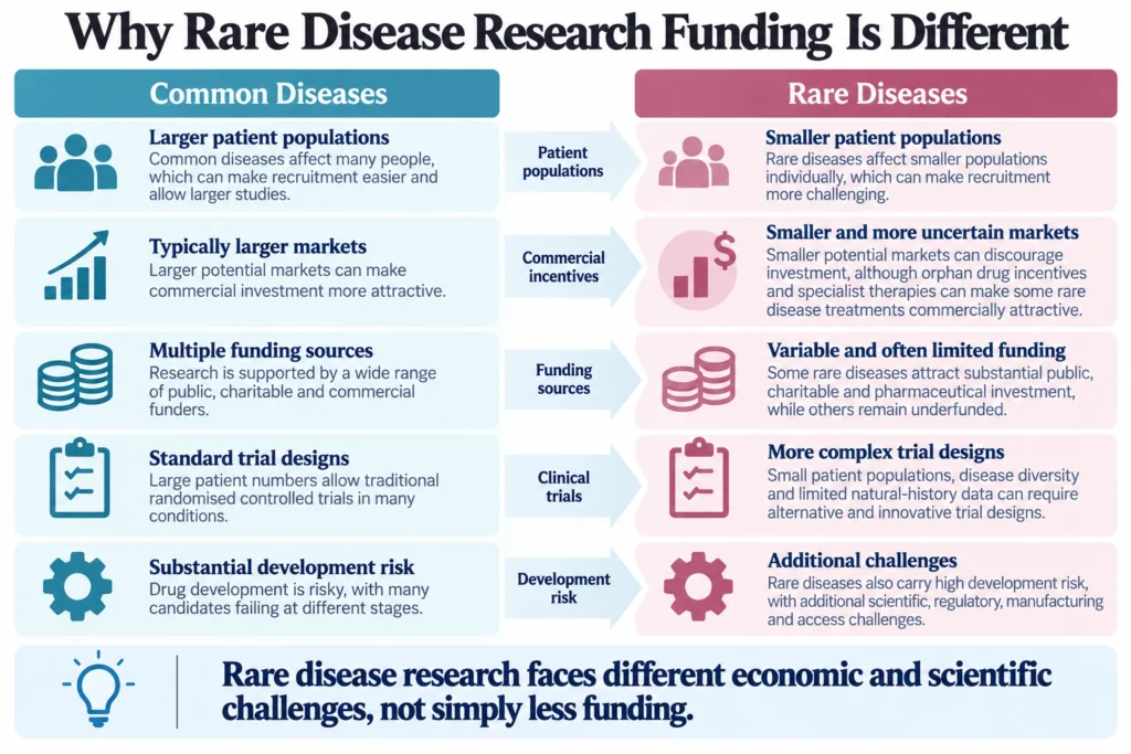 Why Rare Disease Research Funding Is Different