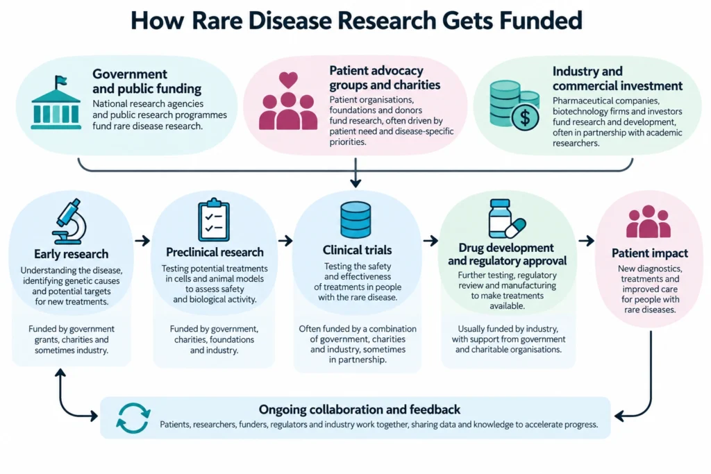 How rare disease research gets funded 