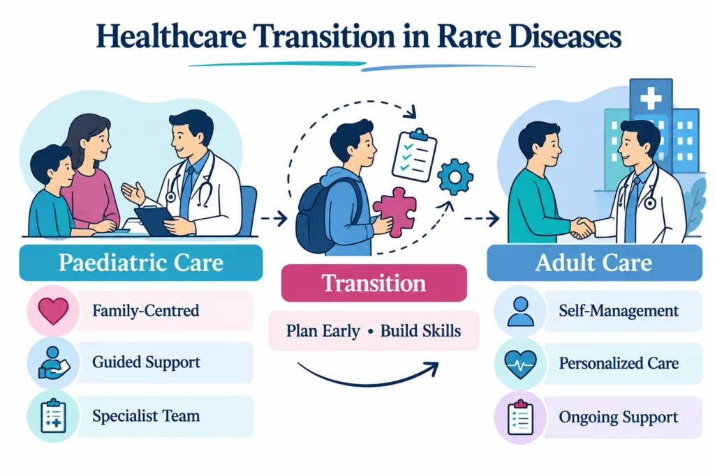 Healthcare transition in rare diseases